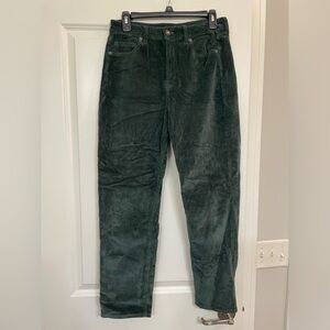 American Eagle Outfitters Women's Velour Corduroy Mom Jeans